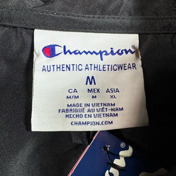 Niagara University Purple Eagles Champion Hooded Windbreaker 1/4 Zip Sz Medium - Picture 8 of 11